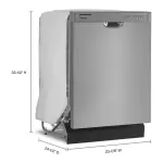 Whirlpool Lavaplatos silencioso de 24" con boost cycle wdf341